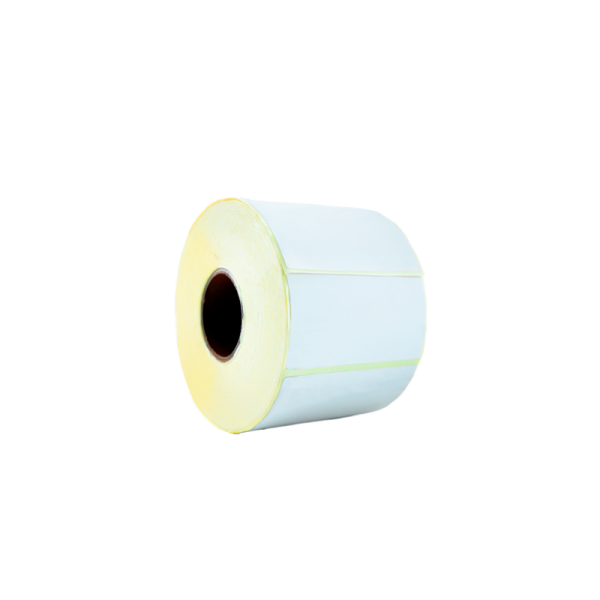 Rollo de 1000 etiquetas térmico normal 80 x 60 mm acrílico