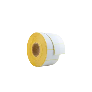 Rollo de 2000 etiquetas Blanco Mate 53 x 33 mm HOTMELT