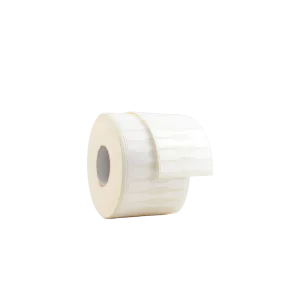 Rollo de 5000 etiquetas Polipropileno Blanco 55 x 8 mm ACRÍLICO