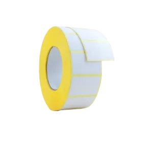 Rollo de 2000 etiquetas Couche Mate Inkjet 54 x 34 (50×30) mm ACRÍLICO