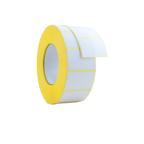 Rollo de 2000 etiquetas couche mate inkjet 25 x 16 mm acrílico