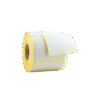 Rollo de 1000 etiquetas blanco couche 81 x 50 mm | acrílico Etiquetas blanco couche 81 x 50 mm