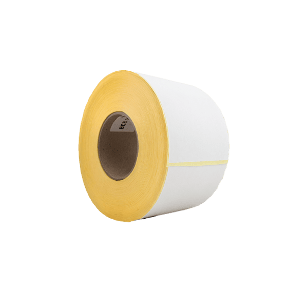 Rollo de 1000 etiquetas blanco mate 100 x 150 mm hotmelt