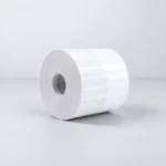 Rollo de 4000 etiquetas polipropileno blanco 80 x 10 mm acrílico Rollo de etiquetas bcs3000000016
