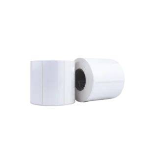 Rollo de 1000 etiquetas Polipropileno Blanco 80 x 39 mm ACRÍLICO