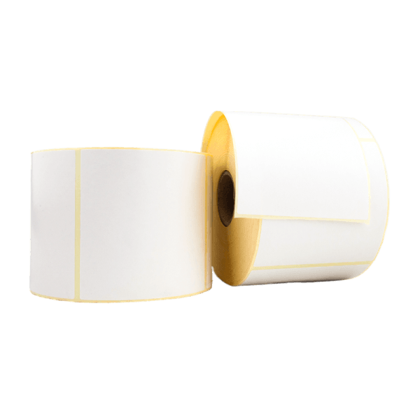 Rollo de 1100 etiquetas blanco couche 100 x 100 mm hotmelt - imagen 2