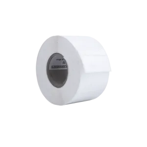 Rollo de 2000 etiquetas Polipropileno Blanco 50 x 20 mm ACRILICO