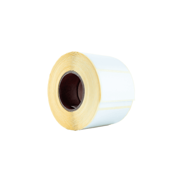 Rollo de 1000 etiquetas térmico protegido 57 x 31 mm acrílico