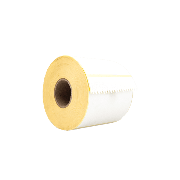 Rollo de 1000 etiquetas blanco mate 100 x 65 mm hotmelt