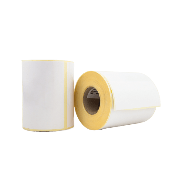 Rollo de 1500 etiquetas blanco couche 102 x 74 mm hotmelt - imagen 2