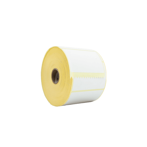 Rollo de 1370 etiquetas blanco mate 76 x 51 mm hotmelt