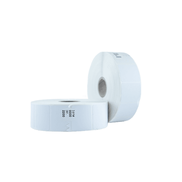 Rollo de 2200 etiquetas térmico protegido 30 x 25 mm hotmelt - imagen 2