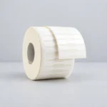 Rollo de 5000 etiquetas polipropileno blanco 55 x 8 mm acrílico Rollo de etiquetas bcs3000000073