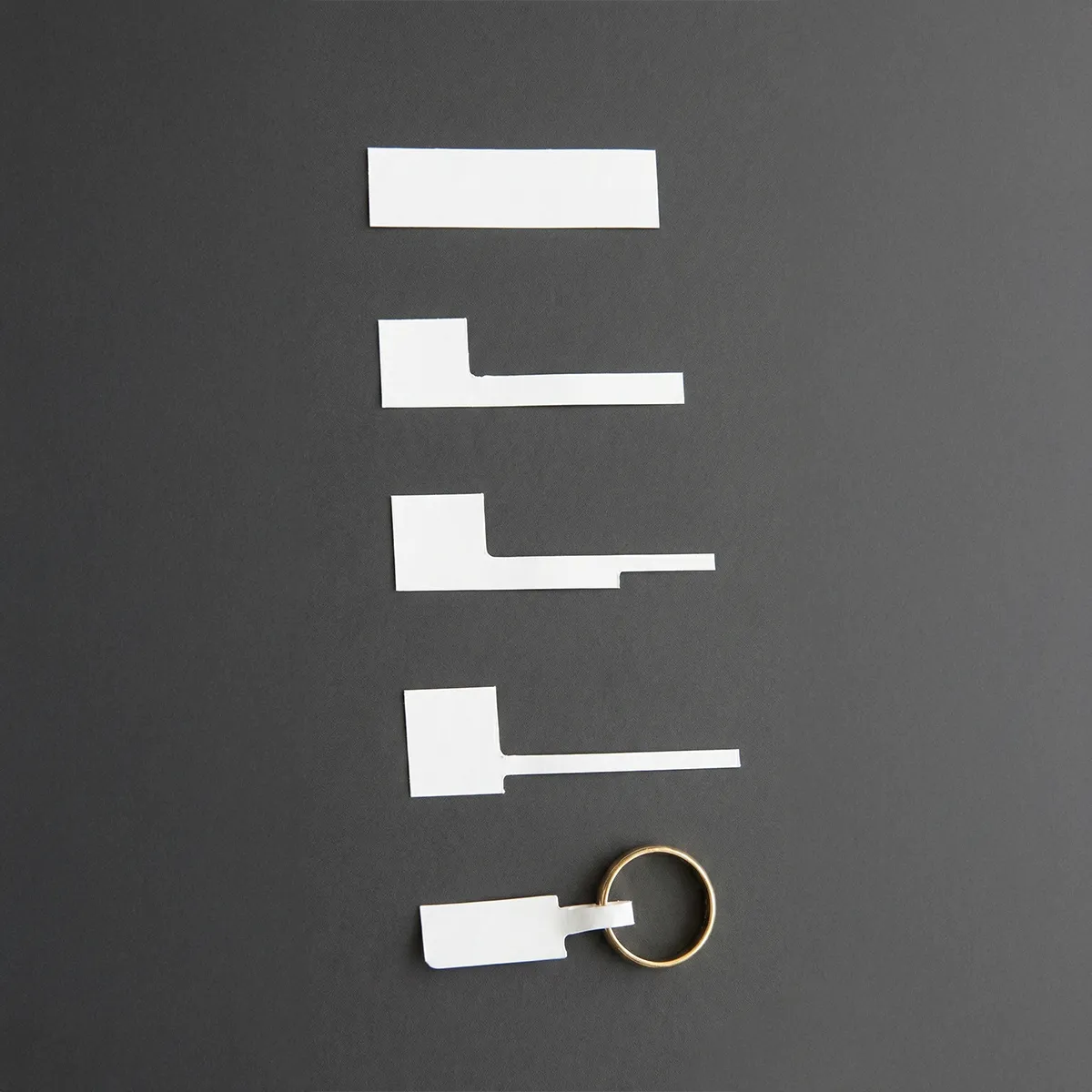 Rollo de 1000 etiquetas joyería 60x18 mm – polipropileno blanco con adhesivo acrílico 4 Rollo de 1000 etiquetas joyería 60x18 mm – polipropileno blanco con adhesivo acrílico - imagen 4