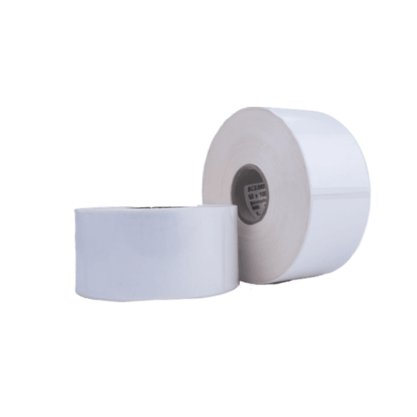 Rollo de 1000 etiquetas polipropileno blanco 55 x 100 mm acrilico - imagen 2