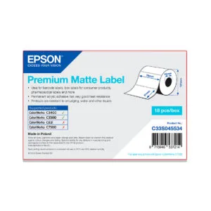 Rollo etiquetas Epson Mate Premium 76 x 51 mm