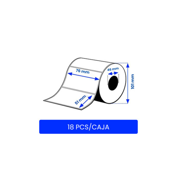 Rollo etiquetas epson mate premium 76 x 51 mm - imagen 2
