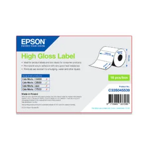Rollo etiquetas Epson C33S045539 Alto Brillo 102 x 51 mm – 610 etiquetas