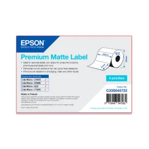 Rollo etiquetas Epson Mate Premium 102 x 51 mm