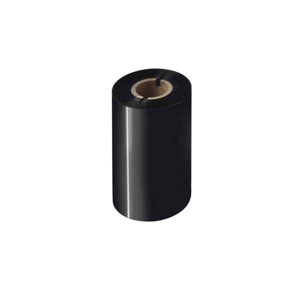 Ribbon brother de cera color negro de 110 mm x 300 m eje 25 mm