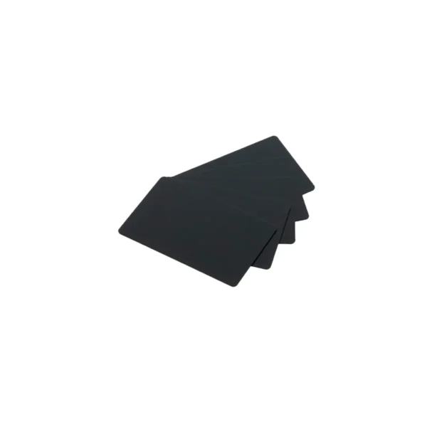 Tarjeta negra mate pvc- 500 uds.