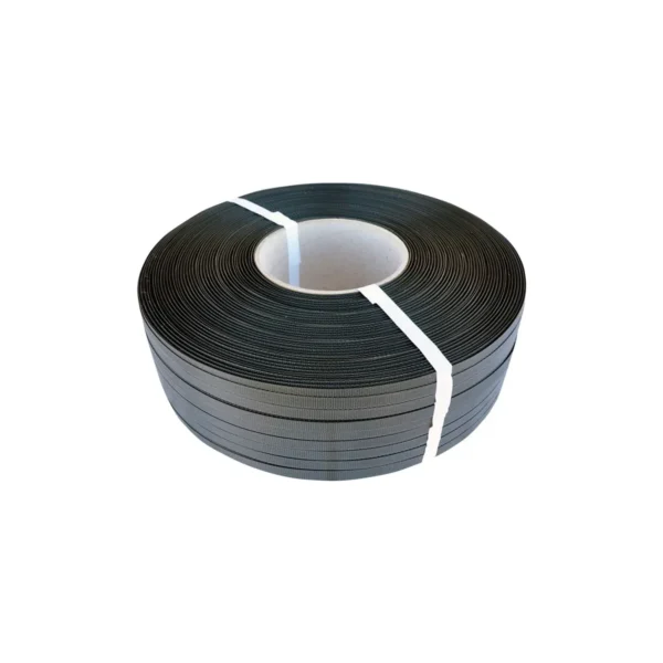 Fleje manual negro de polipropileno eje 150 mm  ancho 16 x 0