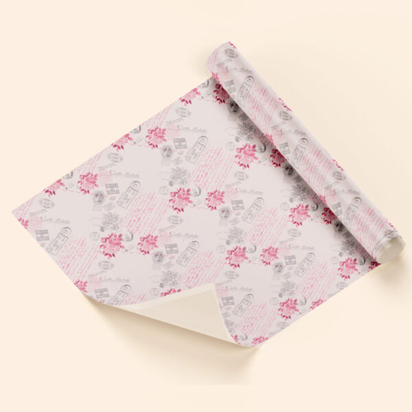 Papel de regalo carta postal