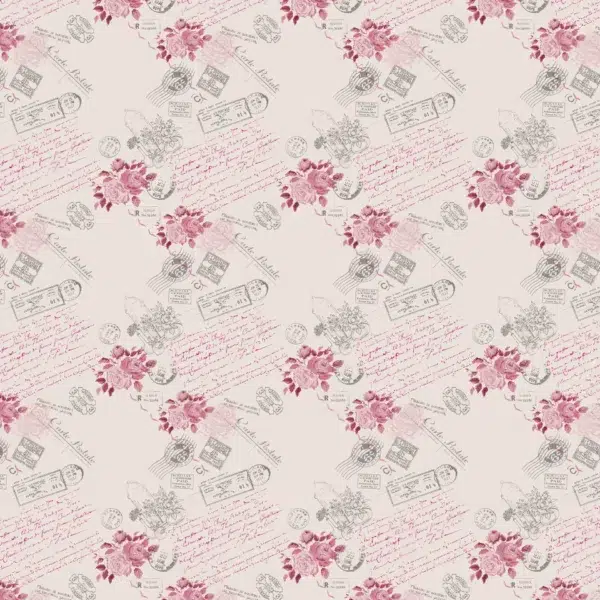 Papel de regalo carta postal