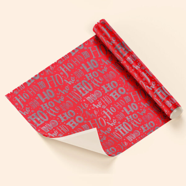 Papel de regalo ho, ho, ho