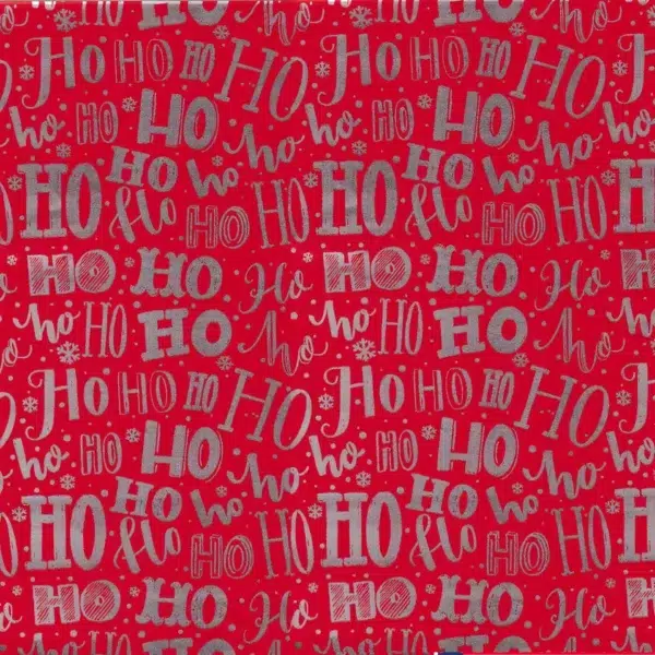 Papel de regalo ho, ho, ho