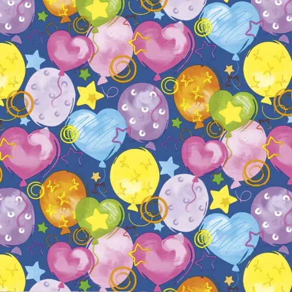 Papel de regalo globos