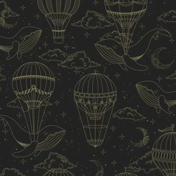 Papel de regalo cielo globos