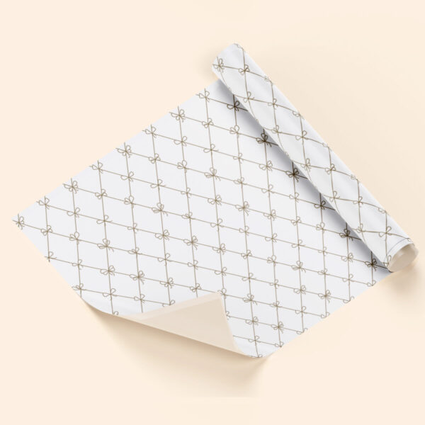 Papel de regalo lazos