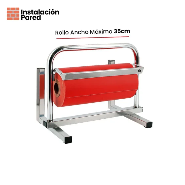 Portabobinas 35 cms papel regalo pared