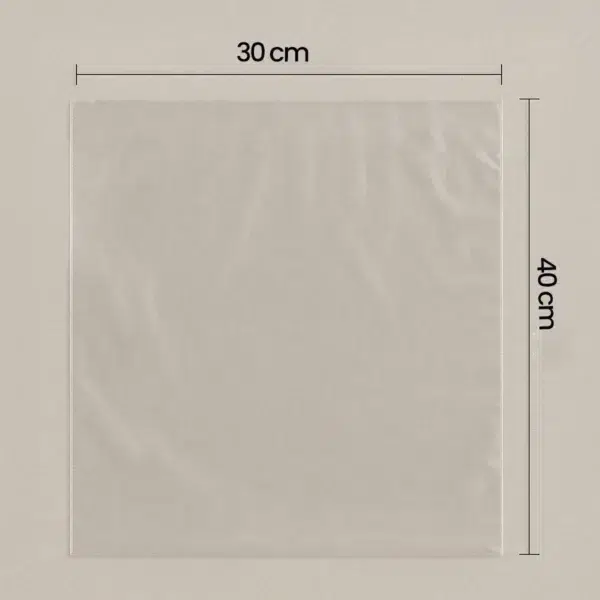 Bolsas plásticas transparentes 30x40 cm – paquete por kilo para mercado y alimentos