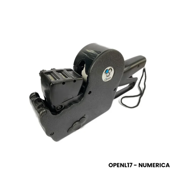 Etiquetadora manual 2 lineas numerica 11 + 7  open nl17 22x12 mm