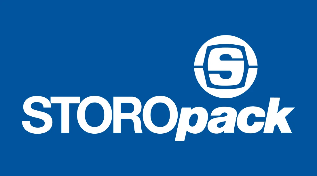 Logo oficial de storopack, soluciones de embalaje y protección industrial