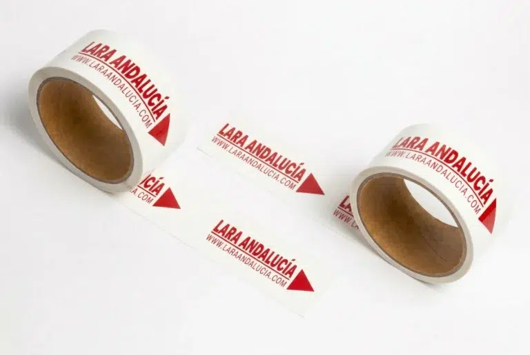 Lara andalucia 15 Rollos de precinto personalizado impresos con el logotipo de lara andalucía