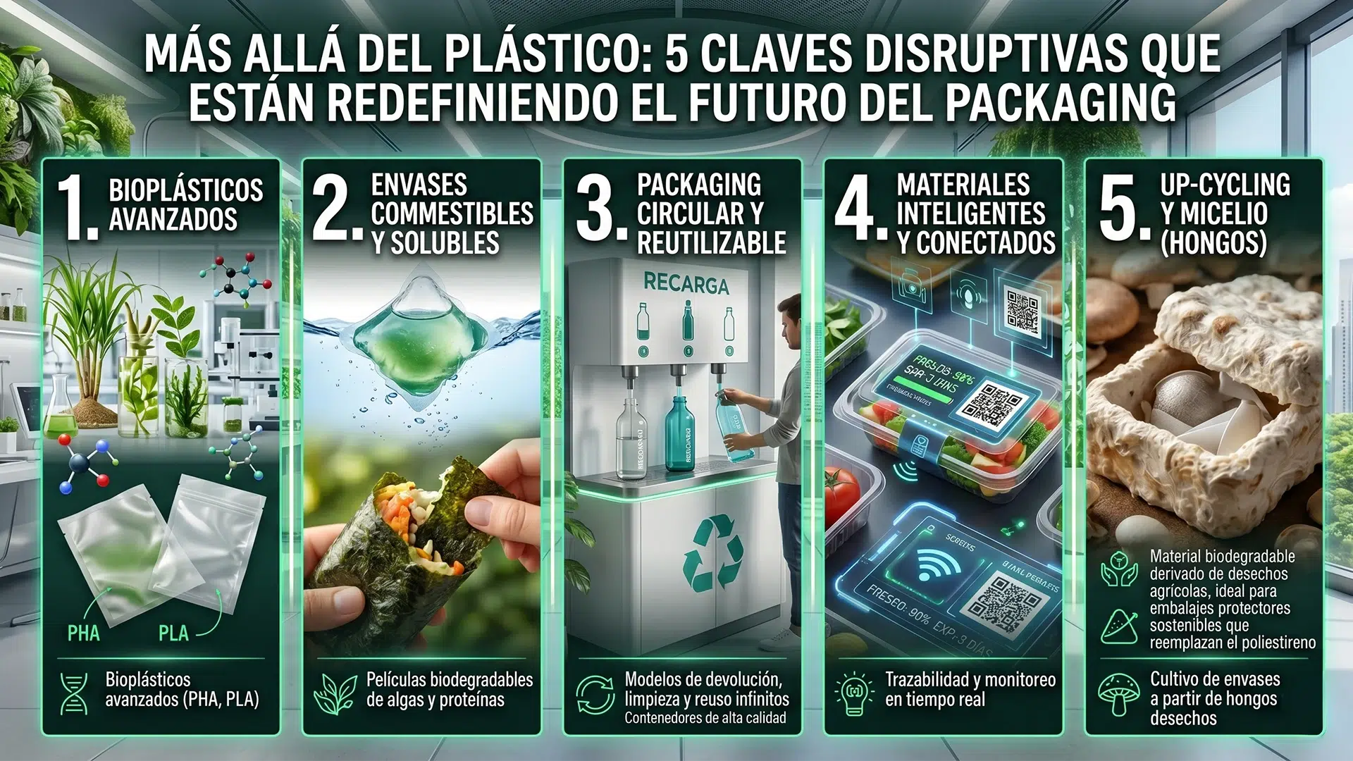 Packaging sostenible 2026 para la industria alimentaria - lara andalucía