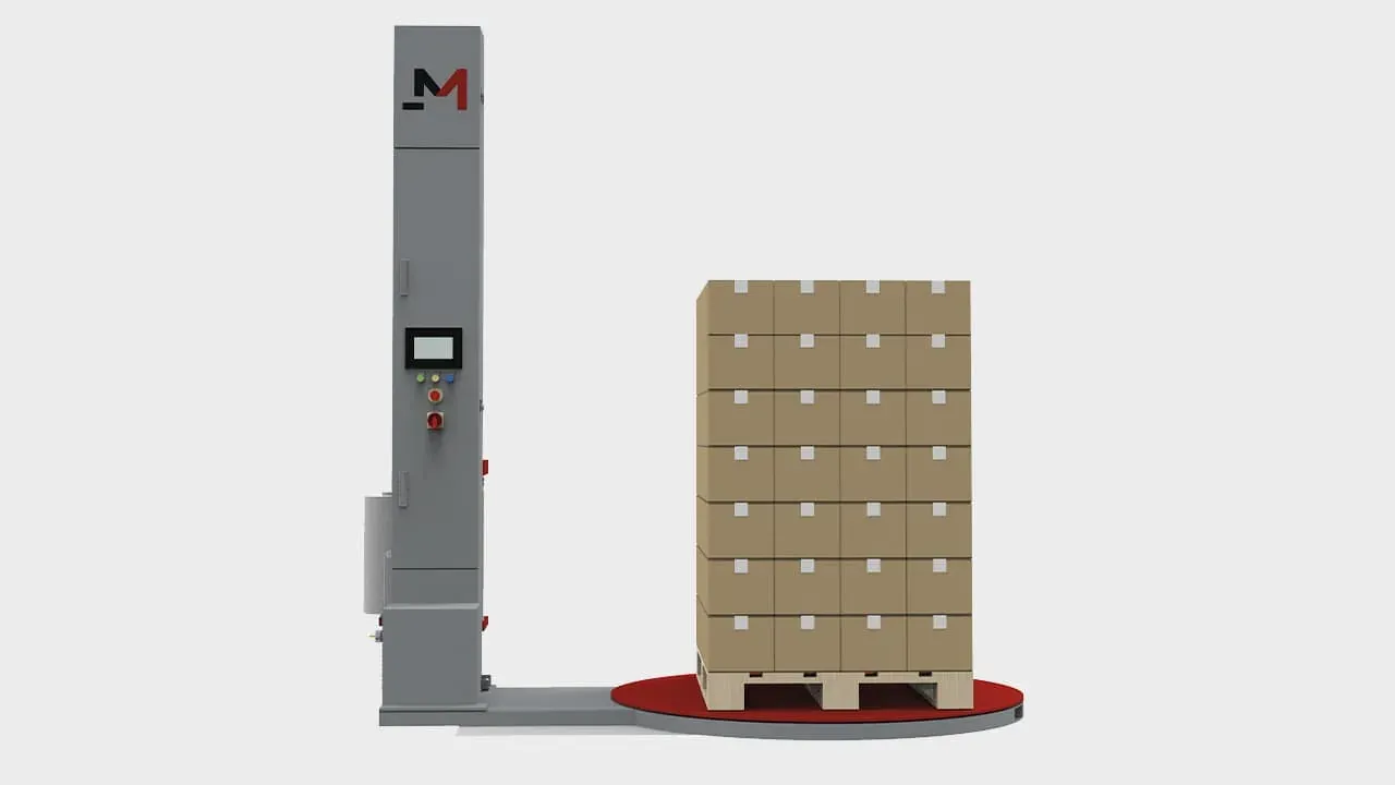 Envolvedora de palets semiautom&aacute;tica tech-m single+ 2. 0 &mdash; lara andaluc&iacute;a